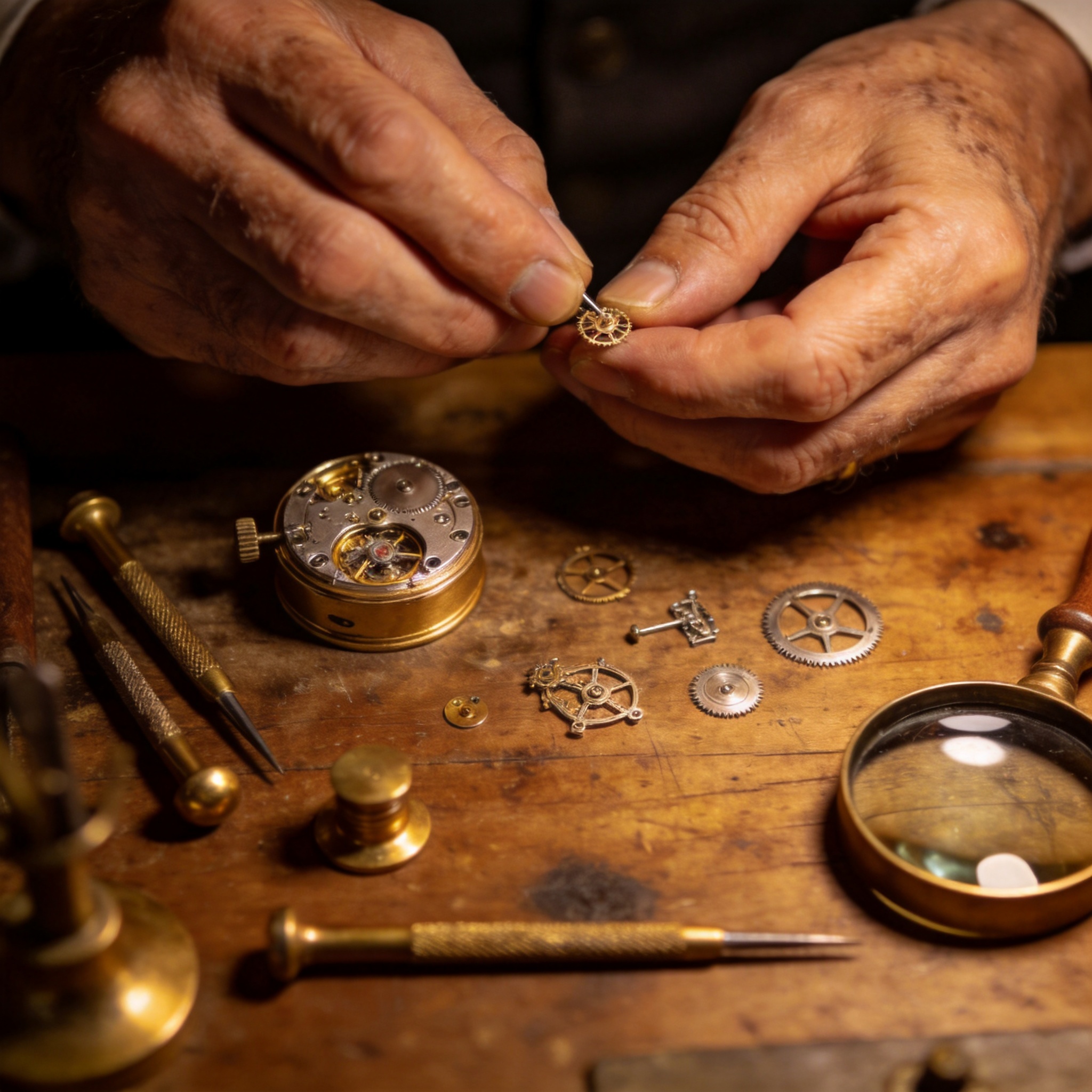 Watchmaker at work